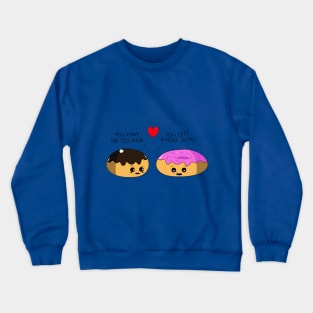 Donuts fight Crewneck Sweatshirt